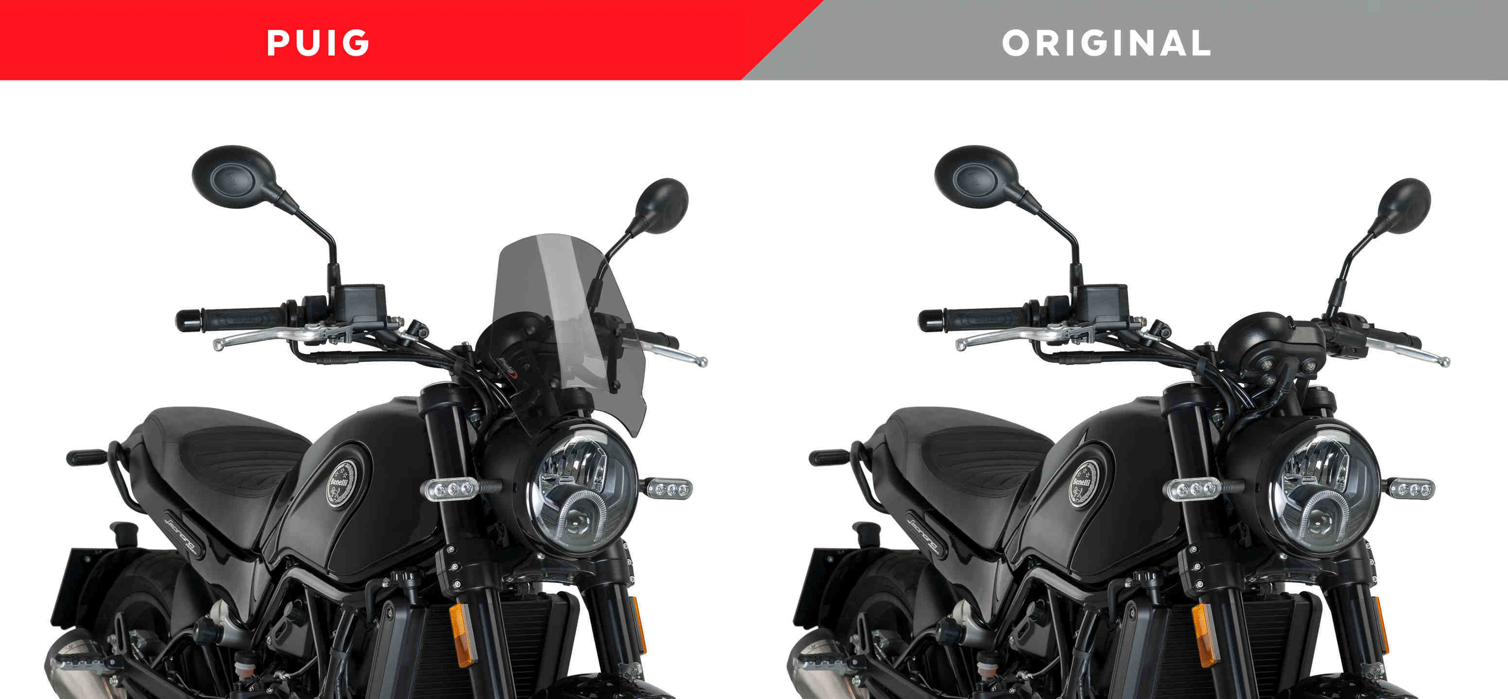 Benelli Leoncino 500 plexi Puig 9747W
