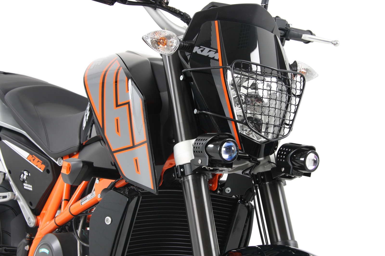 KTM 690 Duke 12- mříž předního světla 7007510 00 01