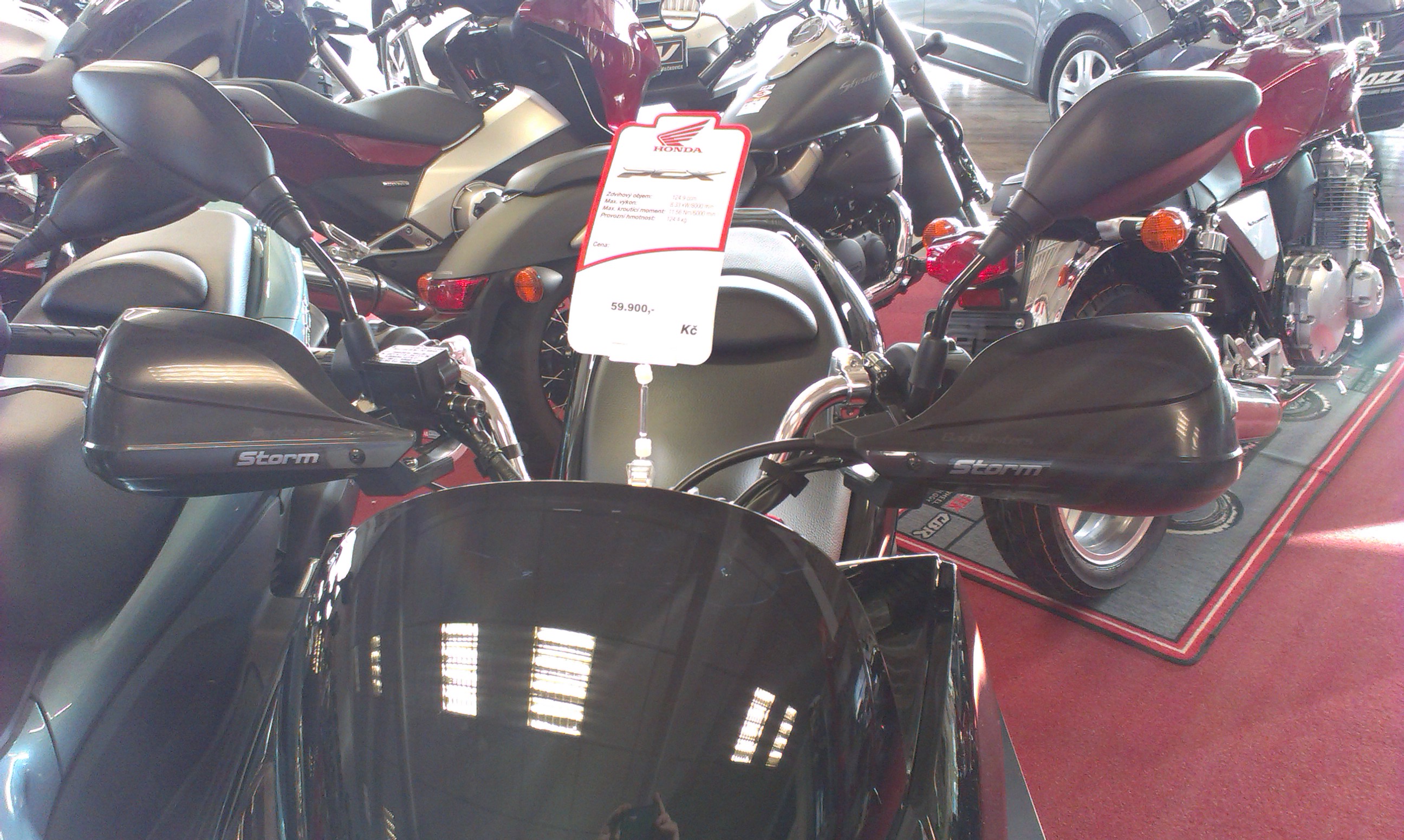 Chrániče páček  Honda PCX 125 STORM S1