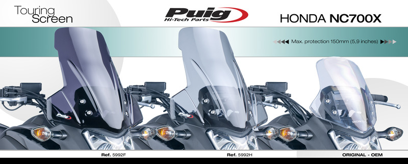 Honda NC 700 X / NC 750 X -15 plexi PUIG 5992H