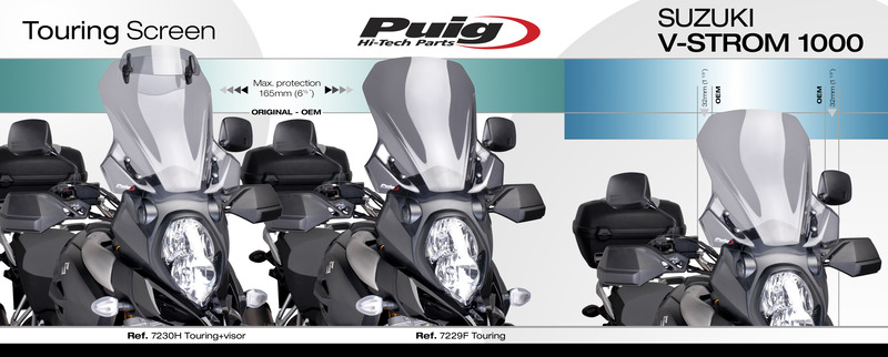 Suzuki DL 1000 V-STROM 14-19 kouřové plexi Puig 7229H