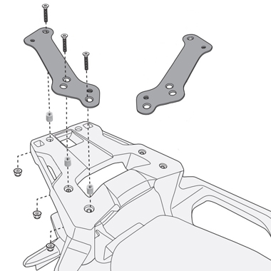 Honda X ADV 750 17-20 montážní sada topcase KR1156