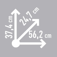 Kappa KMS36B Pack2 Hliníkové boční kufry 2x36