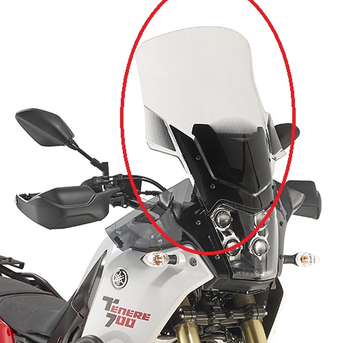 Yamaha Tenere 700 19-24 plexi Kappa KD2145ST