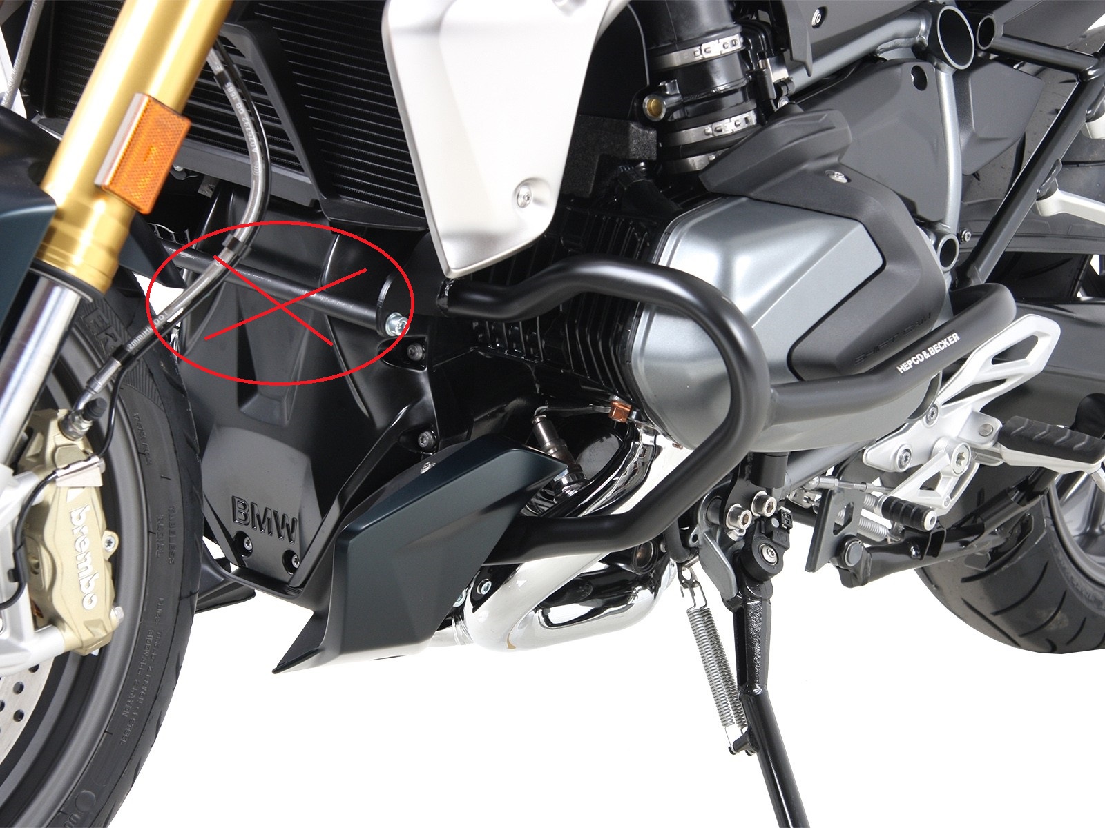 BMW R1250RS 2019- padací rámy 5016515 00 01