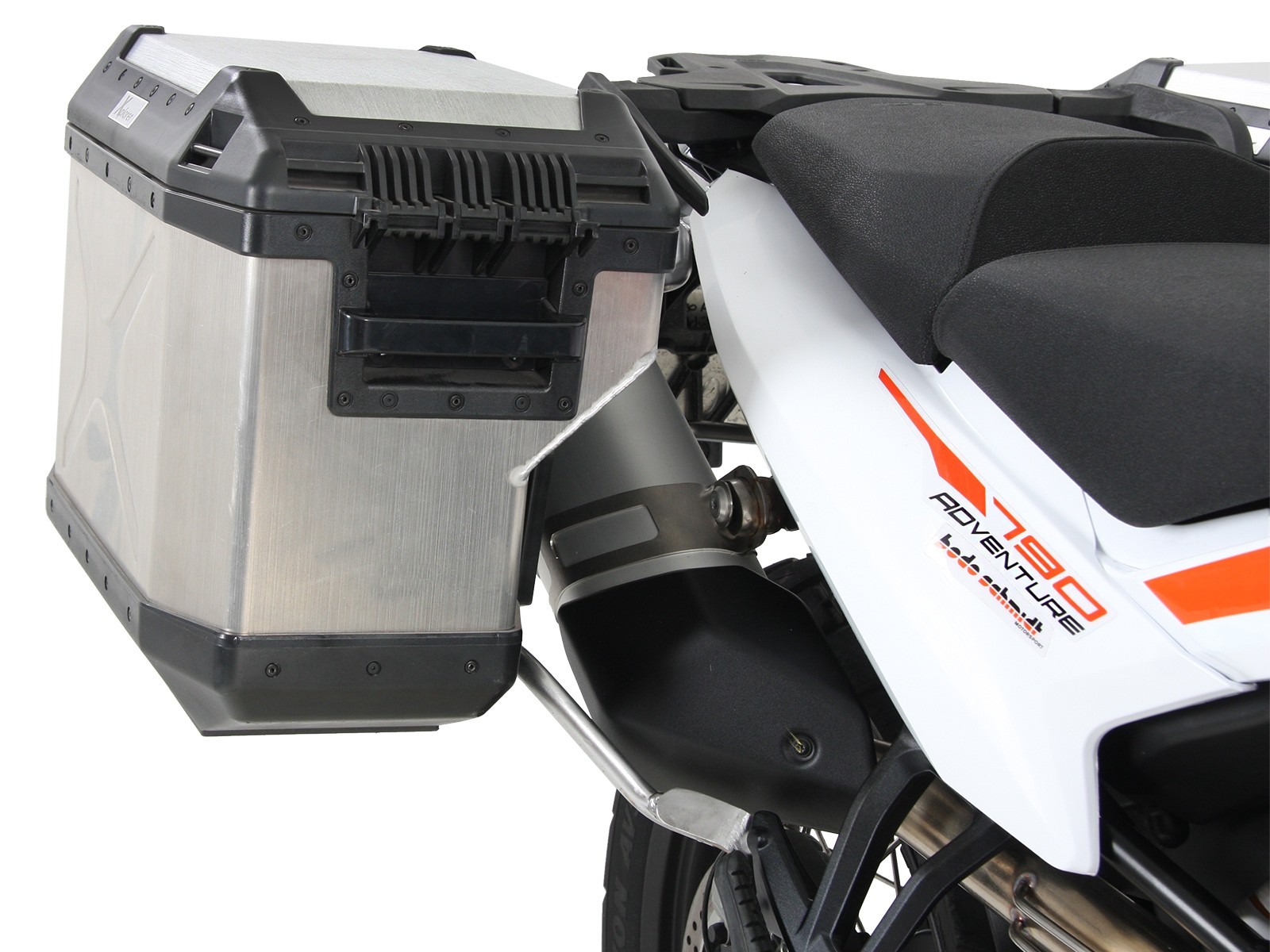 KTM 790 Adventure/R 19-21 sada stříbrných kufrů H&B