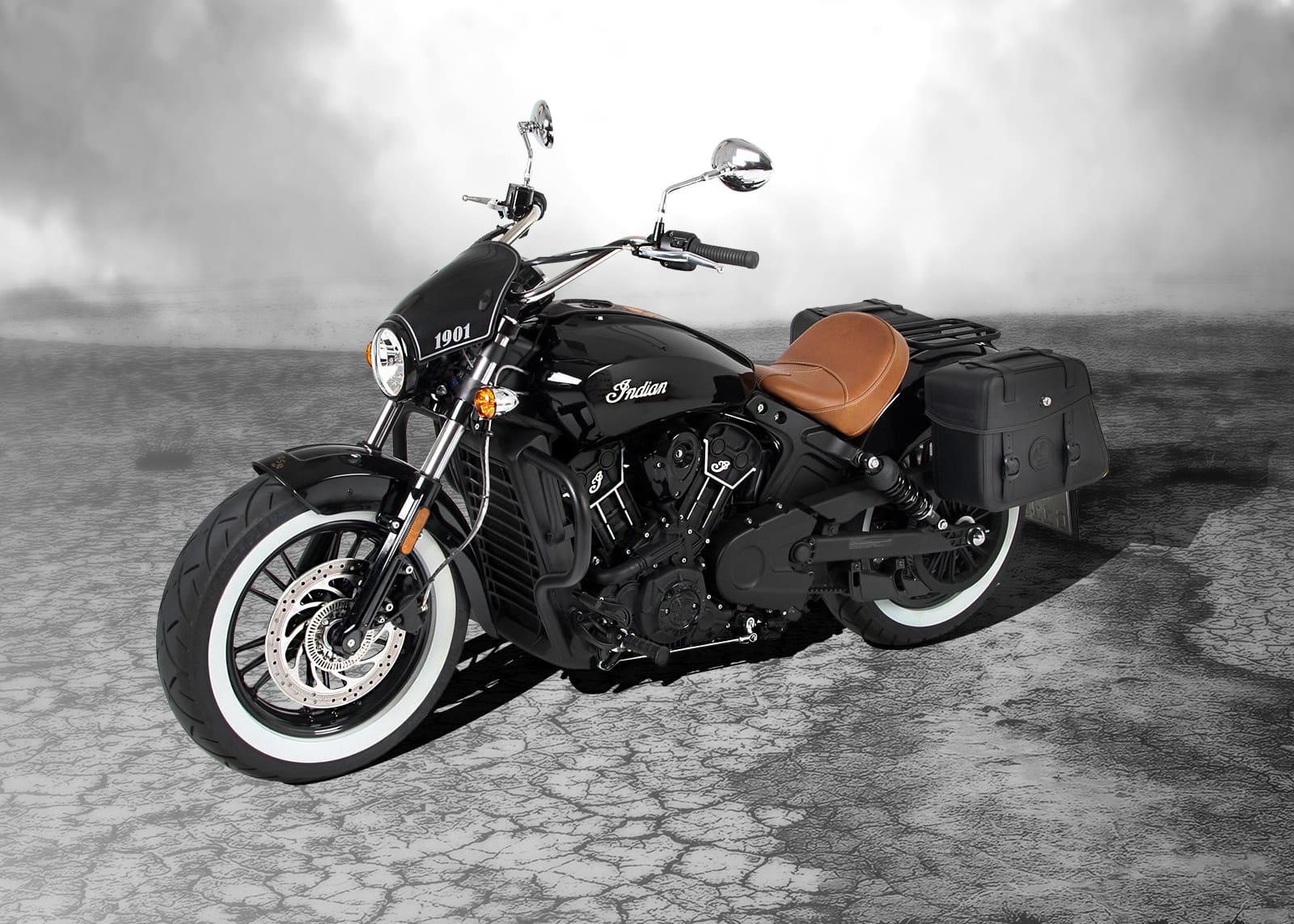 Indian Scout/Sixty 15- boční nosič C-Bow 6307561 00 01