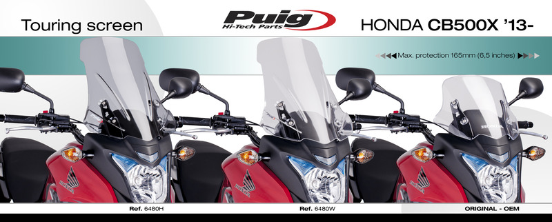 Honda CB 500 X 13-15 plexi Puig 6480W