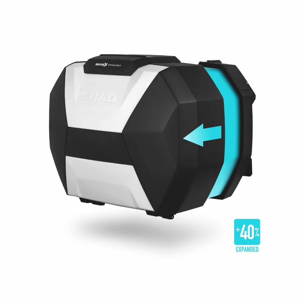 SHAD SH38X boční motokufry D0B38200 (3P,4P)