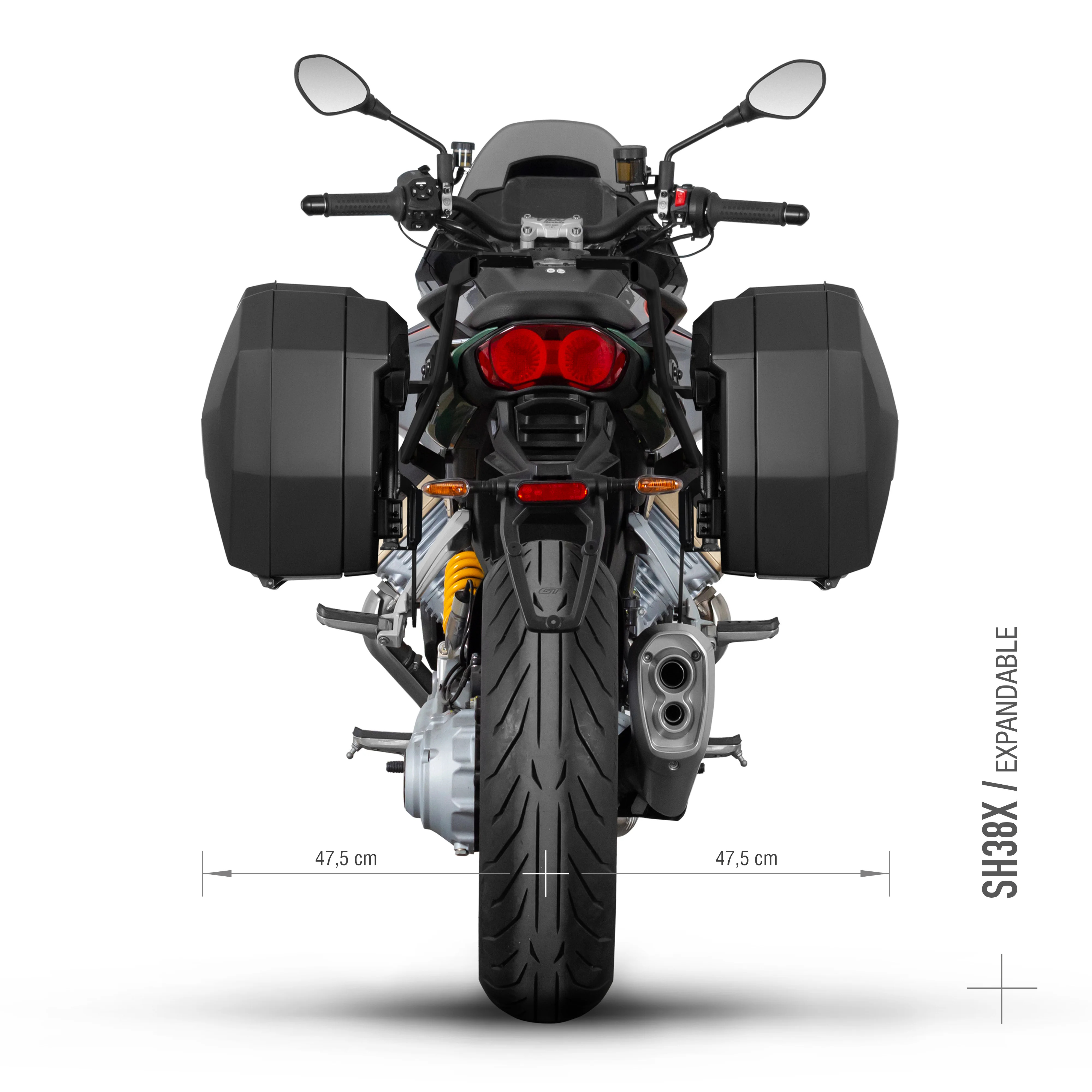 Moto Guzzi V100 Mandello 22-25 boční nosiče Shad 3P M0VM13IF
