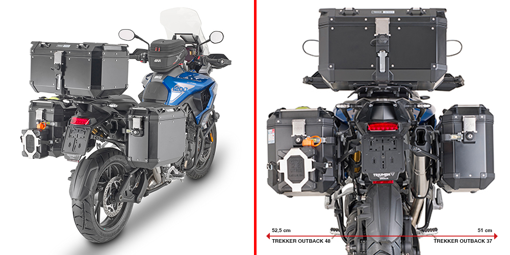 Triumph Tiger 1200 GT /GT PRO 22-25 boční nosiče KLO6422CAM