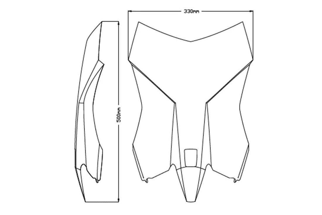 KTM 390  Adv.2020- kouřové plexi plexi Puig 20414H