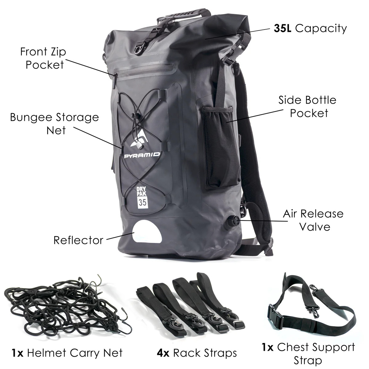 Pyramid  LUG003B batoh/ brašna 35L.