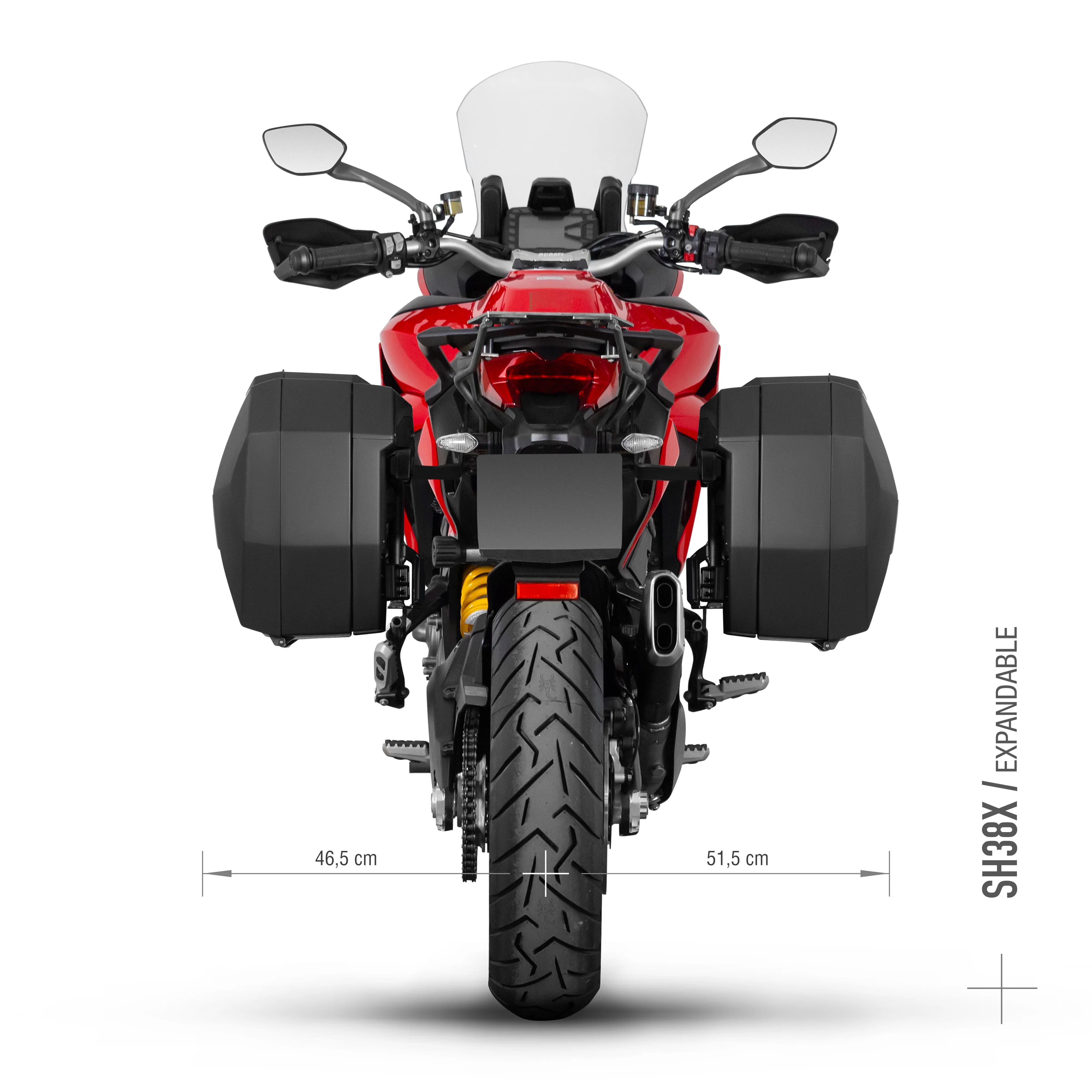 Ducati MULTISTRADA V2 23-24 boční nosiče Shad 3P D0ML98IF