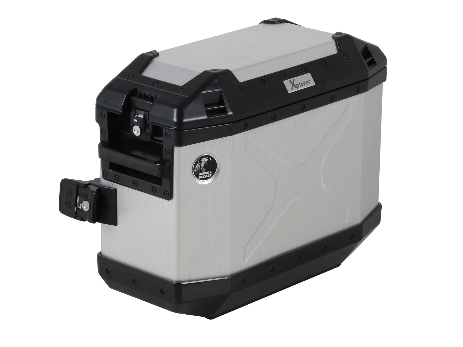 Motokufr boční Hepco-Becker Xplorer Pravý (S) 30L.610209