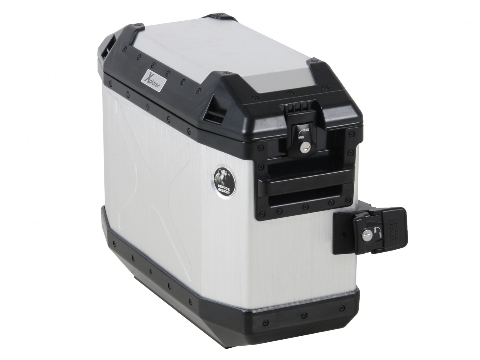 Motokufr boční Hepco-Becker Xplorer Levý  (S) 30L.610208