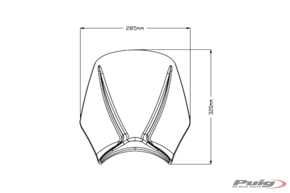 Triumph Trident 660 21- plexi Puig 20638H