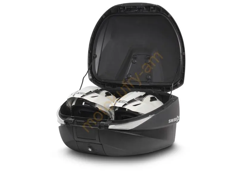 SHAD SH58X Karbon Motokufr s plotnou 58L