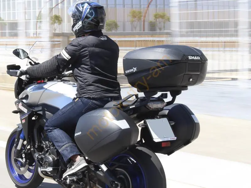 SHAD SH58X Karbon Motokufr s plotnou 58L