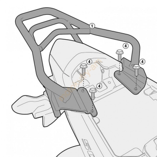 Honda CB500F/CBR500R 13-15 montážní sada Topcase KR1119