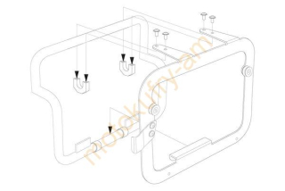 Adaptér na nosiče BMW R1200 GS LC/1250/850  Adv. pro TraX KFT.00.152.10900/S