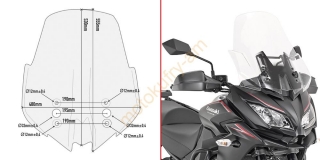 Kawasaki Versys 1000 17-18 plexi KD4120ST