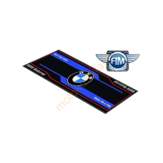 Koberec pod moto BMW BASE černo/modrý