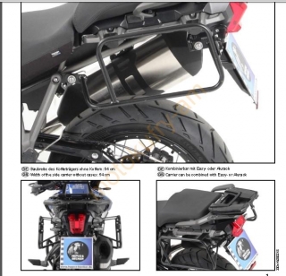 Tiger 1200 Explorer 12-15 nosič boční H&B 6507513 00 01