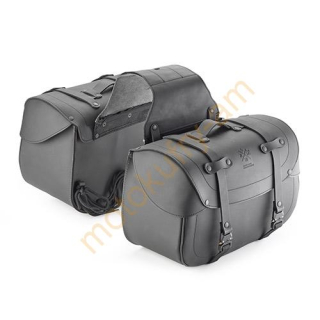 Kappa KMLW01 kožené moto brašny 28L.