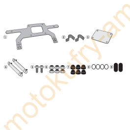 Moto Guzzi V 85 TT 19-23 montážní sada TL8203KIT