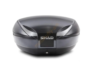 Motokufr SHAD SH48 grey/black D0B48300 s plotnou