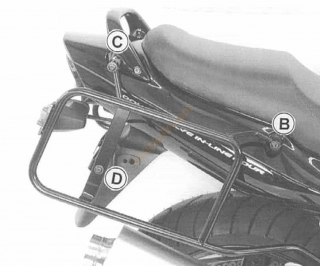Suzuki GSF1200 Bandit Nosiče bočních kufrů H&B 650322 00 01