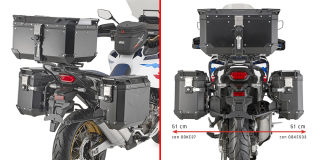 CRF1100L 20-26/ Adventure sports 20-26 boční nosiče kufrů KLOS1178CAM