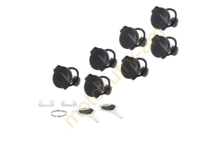 ALK.00.165.16200 sada zámků 7ks pro 3 kufry TraX EVO/ADV