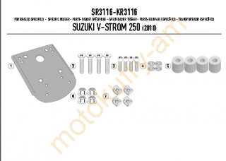 Suzuki V-Strom 250 17-21 montážní sada topcase KR3116-SR3116