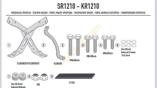 Honda CL 500 2023-  montážní sada TopCase SR1210-KR1210