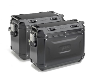 Kappa KVG4837B Pack2 Hliníkové boční  kufry 48L+37L